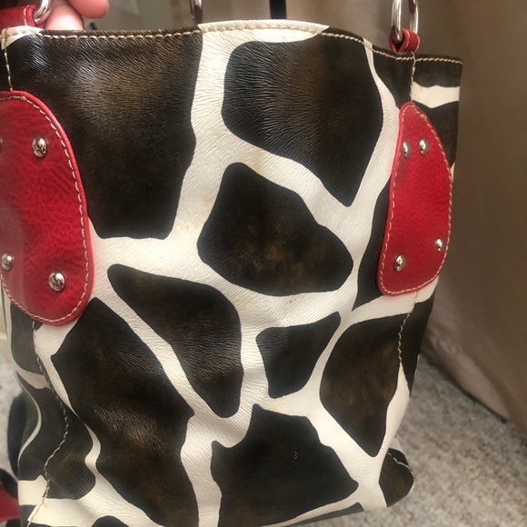 Cow fashion leather hand bag - Picture 6 of 11